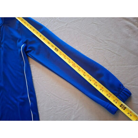 Adidas Blue 1/4 Zip Track Jacket, Men's size Large, L, Excellent Condition - Picture 4 of 8